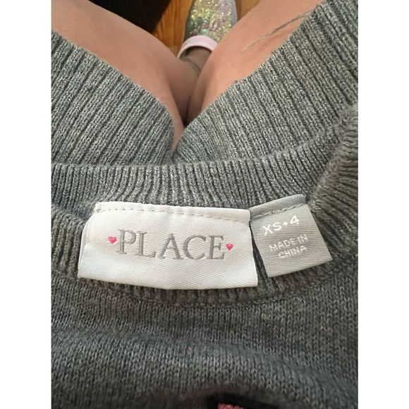 Childrens Place Tattoo Patch Sweater Dress - Picture 2 of 2
